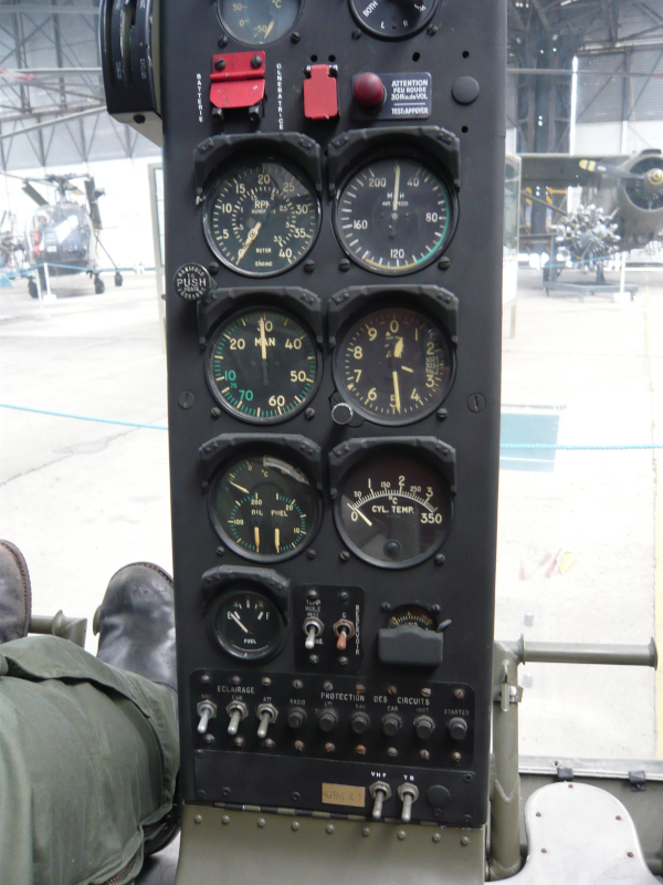 Tableau de bord Bell 47 G2